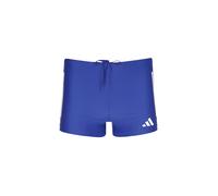 adidas Uomo 3 Stripes Swim Boxers, Semi Lucid Blue/White, 40