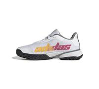 adidas Barricada K, Zapatillas Deportivas, Ftwbla White Solar Gold Lucid Fucsia, 37 1/3 EU
