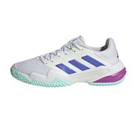 adidas Barricade 13 - Tenis para mujer, talla M, Blanco, azul cobalto, morado, ráfaga, 36 2/3 EU