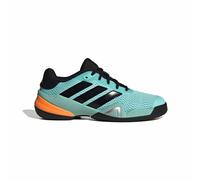 adidas Barricade Kids Tennis Shoes Flash Aqua/Core Black/Lucid Orange Zapatillas de tenis infantiles EUR 35