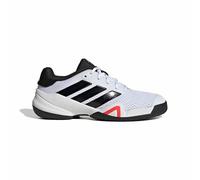 Zapatillas de tenis multipista niño, Barricade JR blanco negro rojo 38