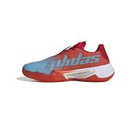 adidas Barricade W Clay - Zapatillas Deportivas para Mujer, Preloved Blue Silver Met Preloved Red, 38 2/3 EU