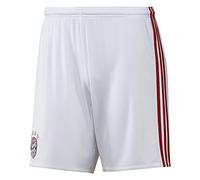 adidas Bayern FC H SHO Y Pantalón Corto, Niños, Blanco/Rojo, 13-14 años