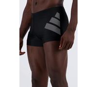 ADIDAS PERFORMANCE Bañador deportivo 'Big Bars' gris / negro / blanco M-L gris / negro / blanco