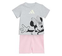 adidas Bebé-Niñas Disney Minnie Mouse Jogger Track_Suit, light grey heather/off white, 0-3 Months