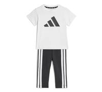 adidas Bebé-Niñas Essentials Set Track Suit, white/black, 3-4 Years