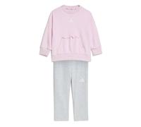 adidas Bebé-Niñas Seasonals Sweat Set Infants Track_Suit, clear pink/black, 3-4 Years
