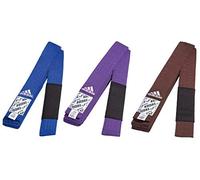 adidas Belt Brazilian Martial Arts Blue Purple Brown A1 Cotton BJJ-Cinturón brasileño Jiu Jitsu Artes Marciales Azul púrpura marrón A2 A3 100% algodón