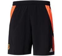 Adidas - Bermuda Gimnàstic de Tarragona Paseo Jugadores 2024-2025, Hombre, Black-App Solar Red, S