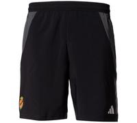 Adidas - Bermuda Gimnàstic de Tarragona Paseo Técnicos 2024-2025 Niño, Unisex, Black-Team Dark Grey, 128 cm