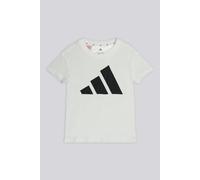 adidas Niñas Essentials Cotton Shirt, White/Black, 13-14 Years