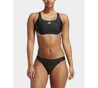 adidas Mujer 3-Stripes Bikini, Black / White, 42