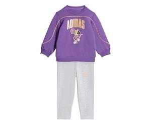 adidas Bimba 0-24 DISNEY MINNIE MOUSE JOGGER, active purple/Semi Ice Tangerine, 12-18 Months