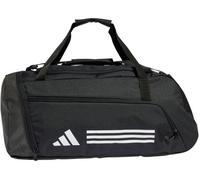 Adidas Unisex Adulto Essentials 3-Stripes Duffel Bag, Black/White, M
