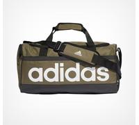 Adidas Bolsa Linear Duffel Mediana Unisex Verde Militar/Blanco/Negro