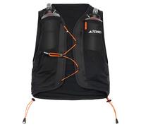 Adidas - Bolsas de hidratación - Trx Trail Vest 5L Black/White/Impora - Talla XS - Negro