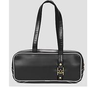 ADIDAS ORIGINALS Bolso de hombro 'AIRLINER ELONGATED' negro / blanco One Size negro / blanco