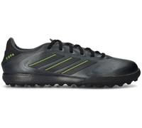 adidas Copa Pure III League Turf Football Boots, Botas de fútbol Unisex Adulto, Core Black/DGH Solid Grey/Lucid Lemon, 39 1/3 EU