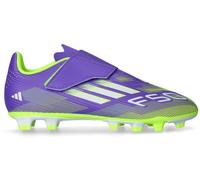 Adidas - Bota de fútbol F50 Club Cinta Adhesiva FG/MG Niño, Unisex, Purple Rush-White-Lucid Lemon, 28 EUR