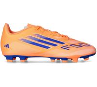 Adidas - Bota de fútbol F50 Club FG/MG Niño, Unisex, Beam Orange-Lucid Blue-White, 34 EUR