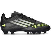 adidas Unisex niños F50 Club Firm Ground/Multi Ground Football Boots Kids, Core Black/Iron Metallic/Lucid Lemon, 29 EU