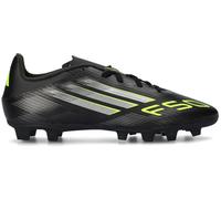 Adidas - Bota de fútbol F50 Club FG/MG, Unisex, Core Black-Iron Met-Lucid Lemon, 8 UK