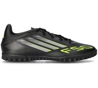 Adidas - Bota de fútbol F50 Club Turf, Unisex, Core Black-Iron Met-Lucid Lemon, 7 UK