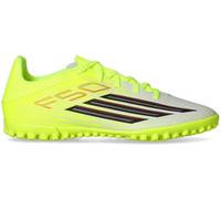 Adidas - Bota de fútbol F50 Club Turf, Unisex, Team Solar Yellow-Core Black-Lucid Red, 10 UK