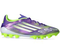Adidas - Bota de fútbol F50 League 2G/3G AG, Unisex, Purple Rush-White-Lucid Lemon, 8 UK