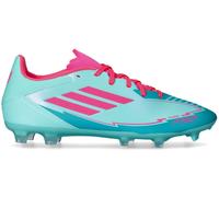 Adidas - Bota de fútbol F50 League FG/MG Messi, Unisex, Flash Aqua-Lucid Pink-Lucid Cyan, 9 UK