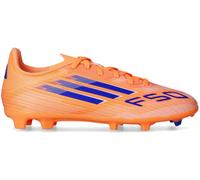 Adidas - Bota de fútbol F50 League FG/MG Niño, Unisex, Beam Orange-Lucid Blue-White, 3,5 UK