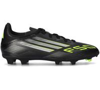Adidas - Bota de fútbol F50 League FG/MG Niño, Unisex, Core Black-Iron Met-Lucid Lemon, 5 UK