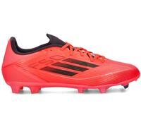 Adidas - Bota de fútbol F50 League FG/MG, Unisex, Turbo-Aurora Black-Platin Met, 10,5 UK