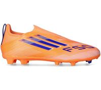 adidas Unisex Kids' Bota de fútbol F50 League Laceless multisuperficie (niño), Beam Orange/Lucid Blue/Cloud White, 32