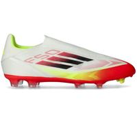 Adidas - Bota de fútbol F50 League LL FG/MG, Unisex, White-Core BlackSolar Yellow, 11,5 UK