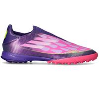 Adidas - Bota de fútbol F50 League LL Turf Lamine Yamal, Unisex, Unity Purple-White-Lucid Lemon, 10 UK