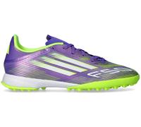 adidas F50 League Turf Football Boots, Botas de fútbol Unisex Adulto, Purple Rush/Cloud White/Lucid Lemon, 42 EU