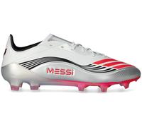 Adidas - Bota de fútbol F50 Messi Elite FG, Unisex, White-Lucid Red-Silver Met, 8,5 UK