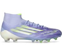 Adidas - Bota de fútbol F50 Sparkfusion Elite FG/AG Mujer, Mujer, Violet Tone-Lucid Lemon-Purple Rush, 3,5 UK