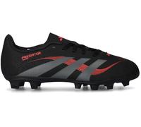Adidas - Bota de fútbol Predator Club FG/MG Niño, Unisex, Core Black-Grey Four-Lucid Red, 5,5 UK