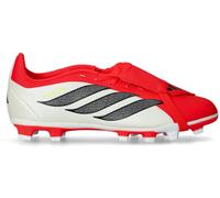 Adidas - Bota de fútbol Predator Club FT FG/MG Niño, Unisex, Lucid Red-Core Black-White, 4,5 UK