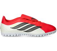 Adidas - Bota de fútbol Predator Club FT Turf, Unisex, Lucid Red-Core Black-White, 10 UK