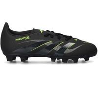 Adidas - Bota de fútbol Predator Club L FG/MG Niño, Unisex, Core Black-Carbon-Lucid Lemon, 28 EUR
