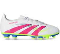 Adidas - Bota de fútbol Predator Club L FG/MG Niño, Unisex, White-Lucid Pink-Lucid Lemon, 5,5 UK