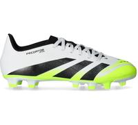 Adidas - Bota de fútbol Predator Club L FG/MG, Unisex, White-Core Black-Lucid Lemon, 7 UK