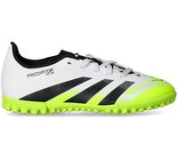 Adidas - Bota de fútbol Predator Club L Turf Niño, Unisex, White-Core Black-Lucid Lemon, 5 UK