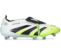 Adidas - Bota de fútbol Predator Elite FT FG, Unisex, White-Core Black-Lucid Lemon, 8,5 UK