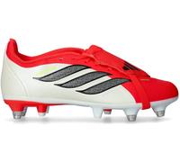 Adidas - Bota de fútbol Predator League FT SG Niño, Unisex, Lucid Red-Core Black-White, 4 UK