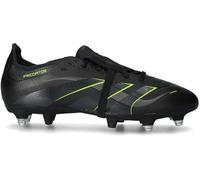 Adidas - Bota de fútbol Predator League FT SG, Unisex, Core Black-Carbon-Lucid Lemon, 9 UK