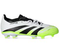 Adidas - Bota de fútbol Predator League L FG/MG Niño, Unisex, White-Core Black-Lucid Lemon, 33 EUR